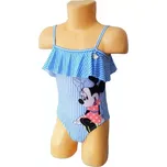 Dívčí plavky jednodílné Minnie 52448362 modré (dívčí plavky s volánkem na hrudi)