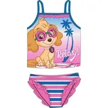 Dívčí plavky dvoudílné Paw Patrol Skye a palmy