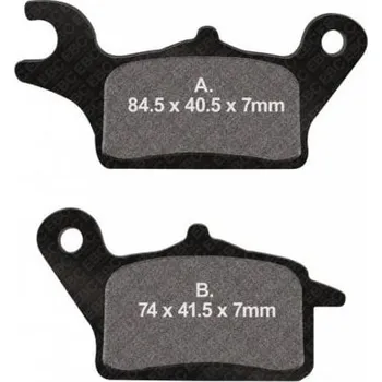 Brzdová destička BRZDOVÉ DESTIČKY SFA ORG SKÚTR SFA708
