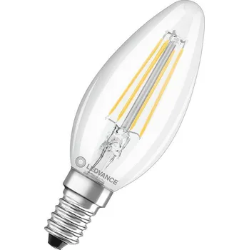 Žárovka Světelný zdroj LEDVANCE LED CLASSIC B DIM CRI 90 S 3.4W 940 Clear E14