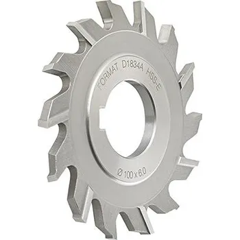 Fréza Kotoučová fréza din885 hss-co5 typ hr tvar a křížové ozubení, 80x8 mm format