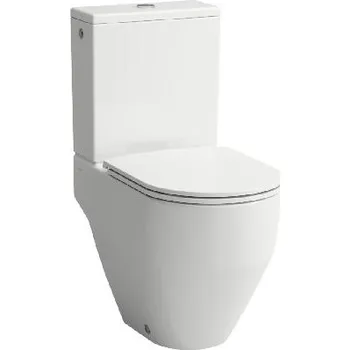 Klozet Laufen Pro - WC kombi mísa, Vario odpad, Rimless, LCC, bílá H8259644000001