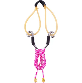 Prak Kovový prak s provázkem pink 13