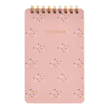 Blok Miquelrius poznámkový zápisník, Mini Pads, 142 × 90 mm, 50 listů, čistý, karton, Mini Dots