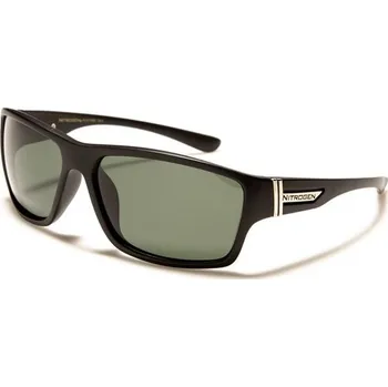 Sluneční brýle NITROGEN Ovální Pánské polarizační brýle Černé-matné Olympic eyewear PZ-NT7082s5
