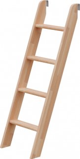 Žebřík k palandě nízké 120 cm, šikmý, buk cink