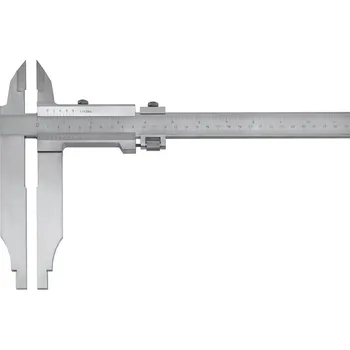 Dílenské posuvné měřítko s měřicími hroty přesné nastavení 300x90mm format