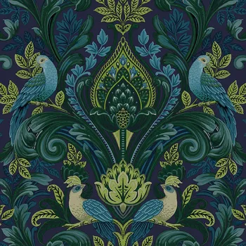 Tapeta Zeleno-modrá ornamentální vliesová tapeta na zeď, A67802, Vavex 2026