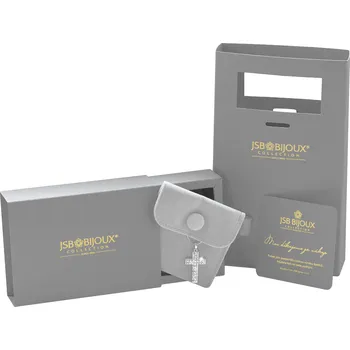 Dárková krabička JSB bijoux s.r.o. Luxusní dárková krabička na šperky JSB - šedá