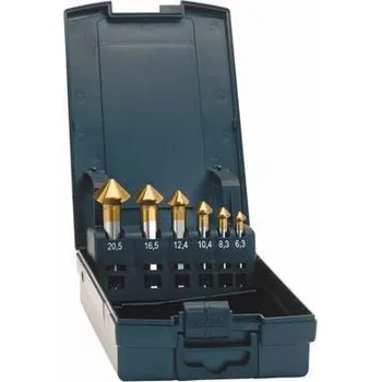 Vrták Sada kuželových záhlubníků advanced tin tvar c 90° 6,3-25mm exact 50233