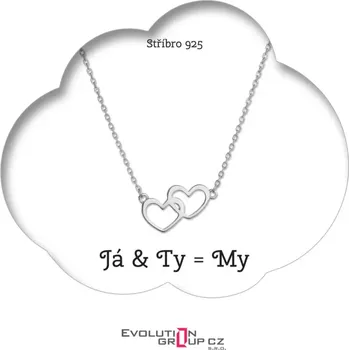 Náhrdelník Já & Ty = My - OB18
