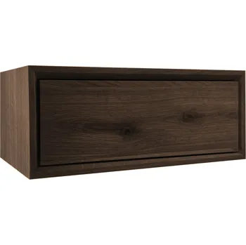 Noční stolek Massivo.cz Noční stolek Adria 2-tmavá, závěsný, dub, masiv