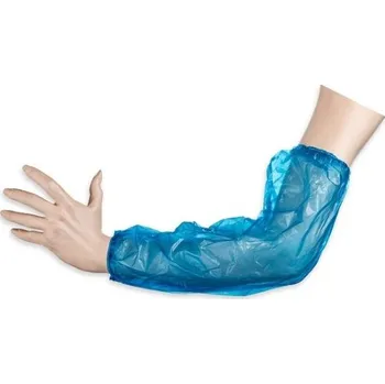 Pracovní rukavice PROFOD PD-RUKAV-B PE / Jednorázový návlek na paži - modrá 40x20 cm
