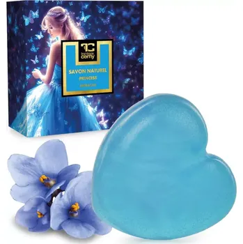 Mýdlo Dedra Kosmetické mýdlo s kokosovým olejem a vysokým obsahem glycerinu, PRINCESS, 85 g