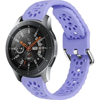 Chytré hodinky Řemínek s perforovanými pacičkami a přezkovým zapínáním 22mm Barevná varianta: Lila