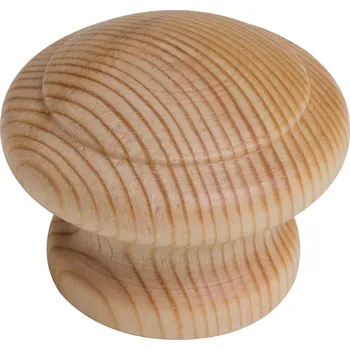 Nábytek Walteco Nábytkový knopek Lea, průměr 39mm, borovice lakovaná Množství: 5 ks