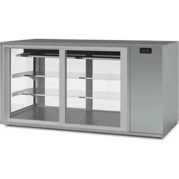 Stolní chladící vitrína BLOCK 1300 samoobslužná s vestavěným agregátem vlevo Sleva 6277Kč