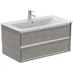 Ideal Standard Connect Air - Skříňka pod umyvadlo 100x44x52 cm, dekor šedý dub/bílá mat E0821PS