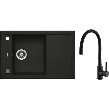 Granitový dřez SET Huka Blackstone F30/90