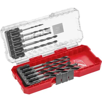 Dílna Einhell 108733 sada spirálových vrtáků do dřeva 10dílná 3 mm, 4 mm, 5 mm, 6 mm, 7 mm, 8 mm 1 sada