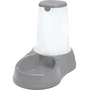 Miska pro psa Miska se zásobníkem na krmivo 1,5kg protiskluz šedá Zolux