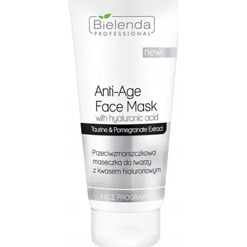 Pleťová maska Bielenda Professional, Anti-Age maska na obličej s kyselinou hyaluronovou 175ml