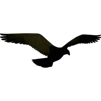 Odpuzovač zvířat HARMONY sokol - černá silueta dravce (samolepící fólie - 350 mm)