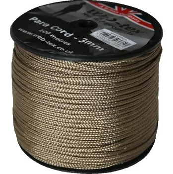 Lano Web-tex Šňůra PARA COYOTE 3 mm/100 m