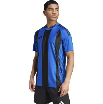 Fotbalový dres Adidas STRIPED 24 světle modro černá Velikost: 164