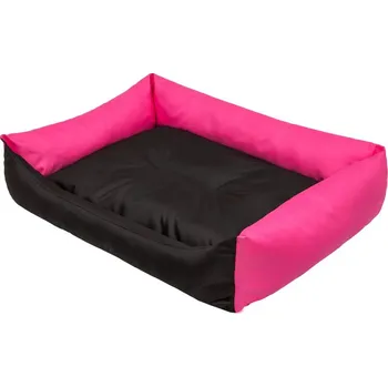 Pelíšek pro psa Pelíšek pro psa HobbyDog Economy - černý s růžovou Velikost: XL - 82 x 60 cm