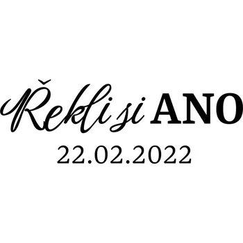 Svatební dekorace Svatební tetovačky – personalizované nápisy, 36 ks - Styl 5