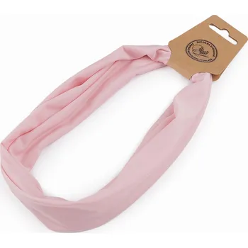 Čepice Dámská sportovní čelenka, barva 11 pudrová