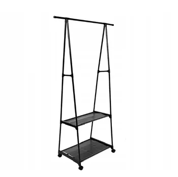 Věšák Verk Věšák na oděvy 85 x 158 cm černý