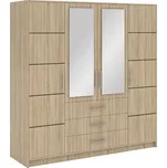 Šatní skříň BALI D4 dub sonoma