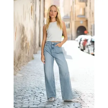 Dámská móda Sinsay - Džíny wide leg - modrá - 059BK-50J - 059BK-50J-34-1