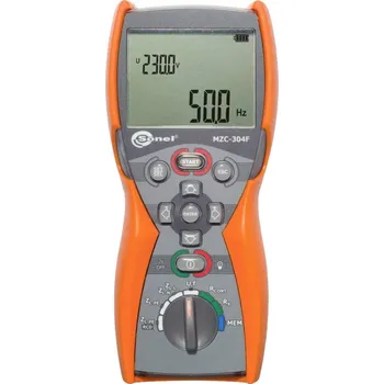 Revizní přístroj Sonel MZC-304 F instalační tester, WMDEMZC304, EN a DE menu