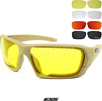 ESS ROLLBAR Ballistic Polarized khaki, Střelecké brýle