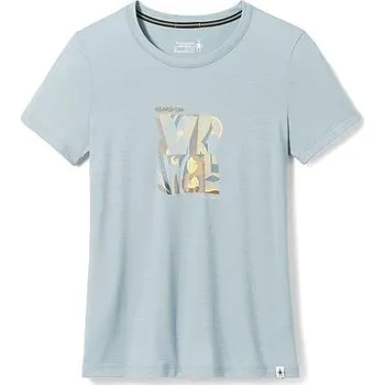 Dámské tričko Tričko SMARTWOOL W SMW CARVED LOGO GRAPHIC SS TEE SF Lady velikost XS