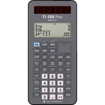 Kalkulačka Texas Instruments TI-30X Prio MathPrint™ školní počítač, displej (počet míst) 64, na baterii, solární napájení, černá