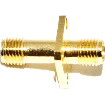 Elektrická zásuvka Mueller Electric BU-P72973 měřicí adaptér, SMA zásuvka - SMA zásuvka, zlatá