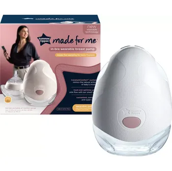 Odsávačka mléka TOMMEE TIPPEE nositelná odsávačka mateřského mléka Made for Me™ Single