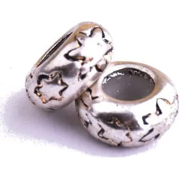 Dětské navlékací korálky Kovové korálky 5x11mm DP281