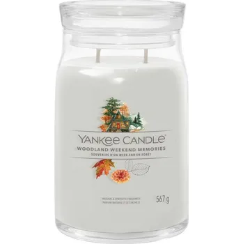 Svíčka Yankee Candle Woodland Weekend Memories Signature Velký 567 gram