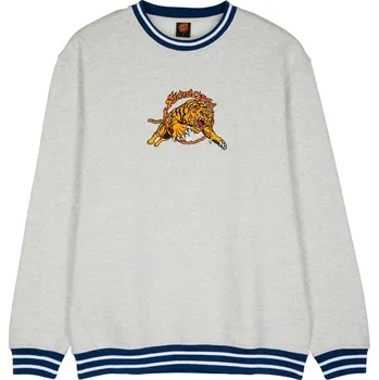 Pánská mikina SANTA CRUZ mikina - Salba Tiger Simplifed Front Athletic Heather (ATHLETIC HEATHER) velikost: XL