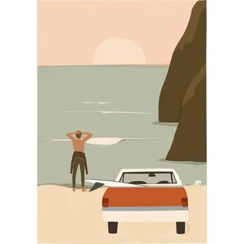 Plakát Plakát, Obraz - Waiting For The Wave, Andi Bell Art