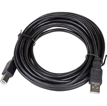Mobilní telefon Akyga USB kabel USB-A zástrčka, USB-B zástrčka 5.00 m černá AK-USB-18