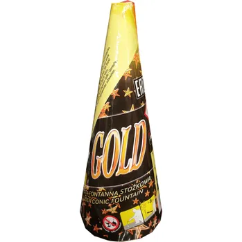 Zábavní pyrotechnika GOLD mini - malá zlatá fontána