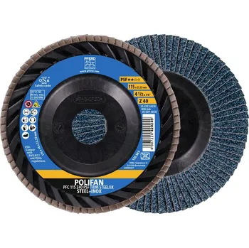 Brusný kotouč PFERD TOOLS 67771114 lamelový kotouč Průměr 115 mm Ø otvoru 22.23 mm nerezová ocel, ocel 10 ks