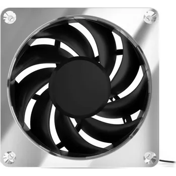 Alphacool Apex Stealth Metall PC větrák s krytem chrom (š x v x h) 120 x 120 x 25 mm