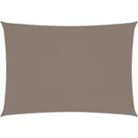 Stínící plachta oxfordská látka obdélníková 2 x 4 m taupe Hnědošedá 135422